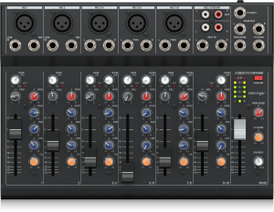 Behringers battery powered audio mixer.